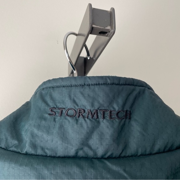 Vintage Stormtech Lake Tahoe Full Zip Vest Forest Green Fleece Lined Mens 2XL - Picture 2 of 11